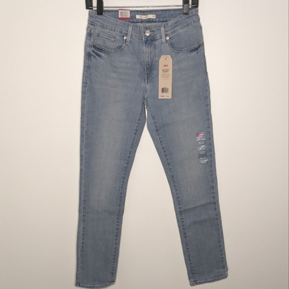 Levi's Mid Rise Skinny Jeans